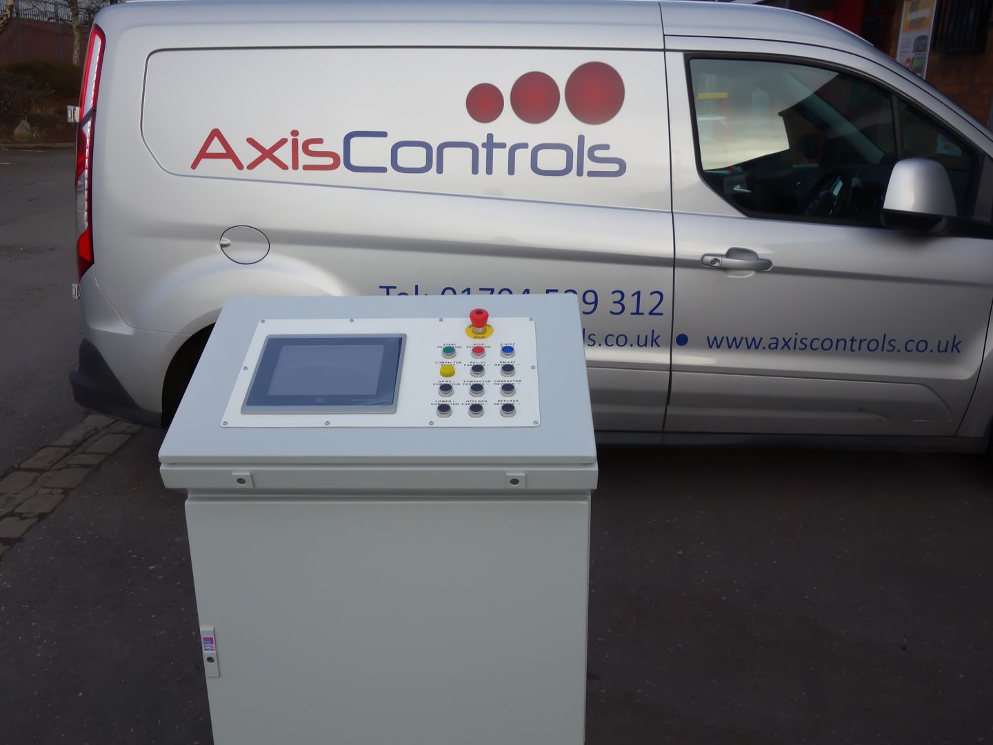 Bespoke control desks, designed and built by Axis Controls