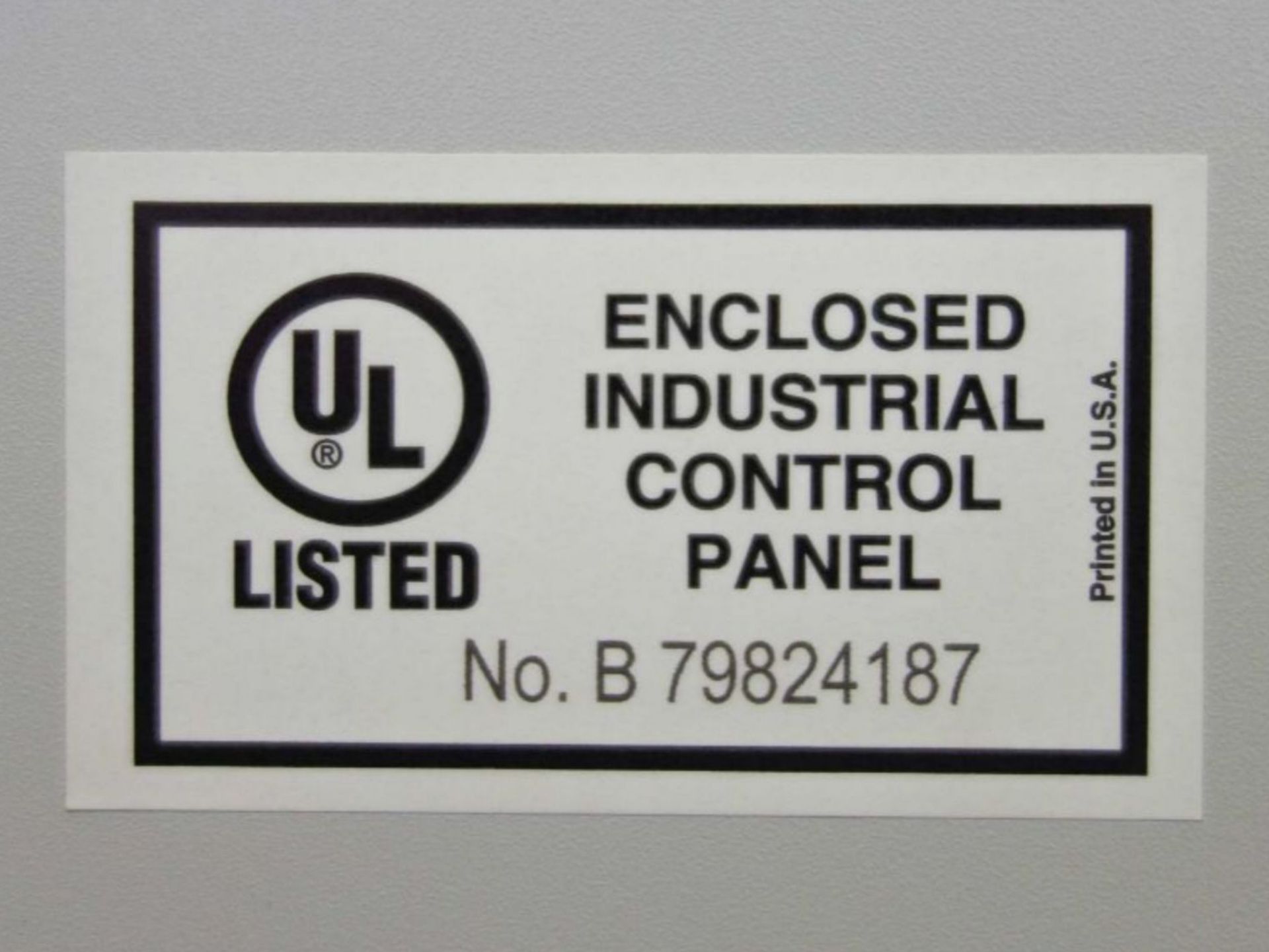 Axis Controls are UL 508a certified!