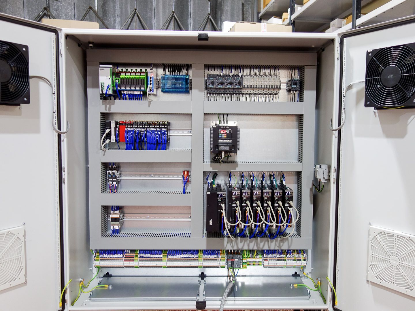 Servo control cabinets by Axis Controls 