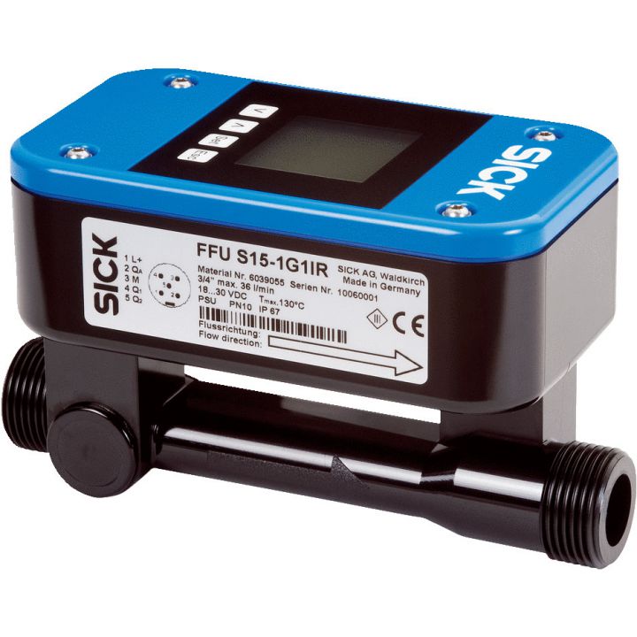 Sick NW20 Ultrasonic Flow Sensor 60 Litres / Minute