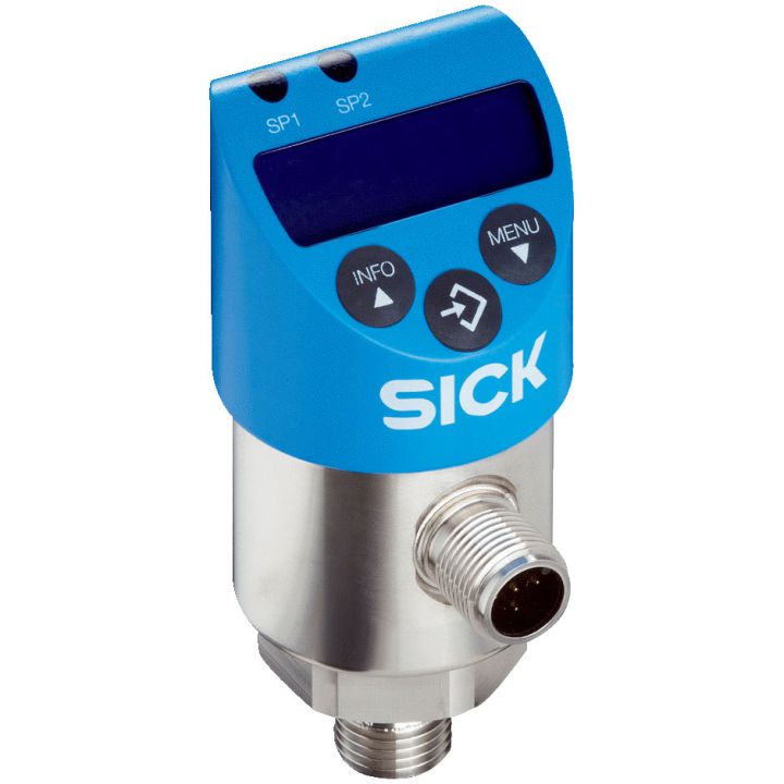 Sick 0-10 Bar Pressure Sensor, Analogue Output, 1 PNP