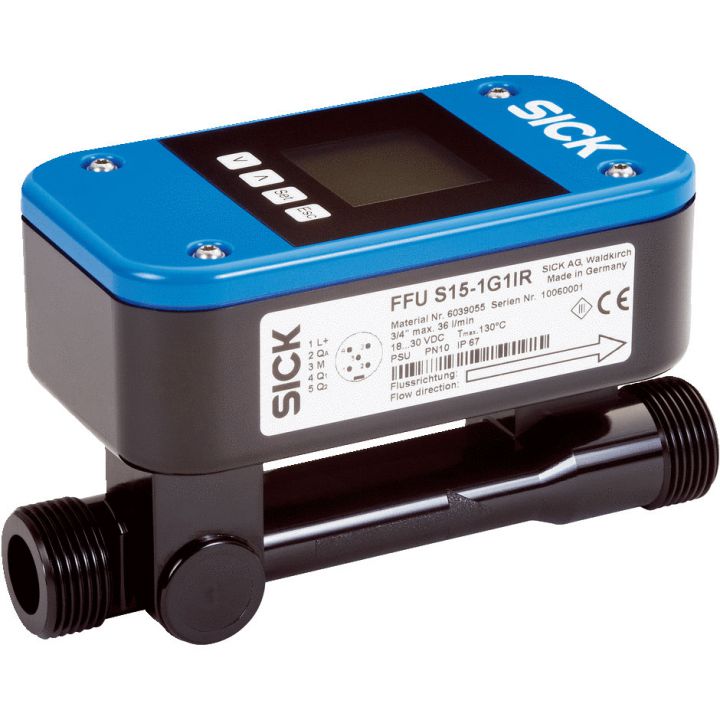 Sick NW15 Ultrasonic Flow Sensor 36 Litres / Minute